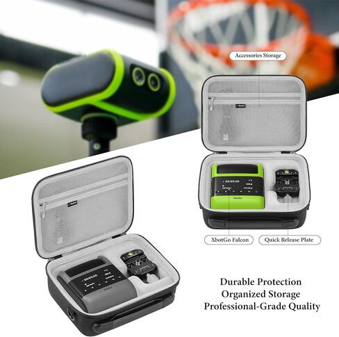GEEKRIA Hard Shell Travel Case Compatible with XbotGo Falcon, Tracking Sport Camera Carrying Bag (Dark Grey) in Kuwait
