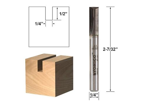 YONICO Router Bits Set Straight 5 Bit 1/4-Inch Shank 14522q in Kuwait
