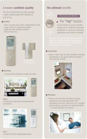 Somfy Telis 16 RTS Pure Remote with Display, 16-Channel (1811081) in Kuwait