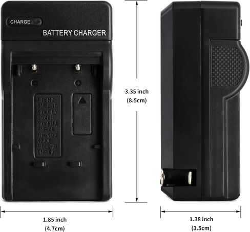 Norifon LI-40B Wall Charger for Olympus D-720, FE-230, FE-340 | Compaitble with Olympus FE-280, FE-20, Stylus 710, 790SW, 770SW, 7010, 760, 720SW, VR-320, VR-310, X-935 with Foldable Plug in Kuwait