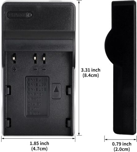 Norifon NP-400 USB Charger for Konica Minolta a Sweet Digital | Compaitible with Konica Minolta a-5 Digital, a-7 Digital, DiMAGE A2, Dynax 5D, 7D, Maxxum 5D, 7D Camera in Kuwait
