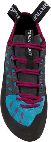 La Sportiva Womens Tarantulace Rock Climbing Shoe, Topaz/Red Plum, 10 | EU 42 Equivalent Size, Introductory Indoor/Outdoor Shoe, Premium Comfort, Higher Volume, Easy On/Off, Lace-Up Closure in Kuwait