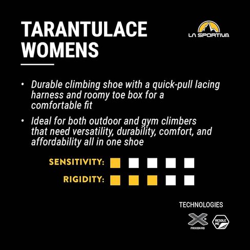 La Sportiva Womens Tarantulace Rock Climbing Shoe, Topaz/Red Plum, 10 | EU 42 Equivalent Size, Introductory Indoor/Outdoor Shoe, Premium Comfort, Higher Volume, Easy On/Off, Lace-Up Closure in Kuwait