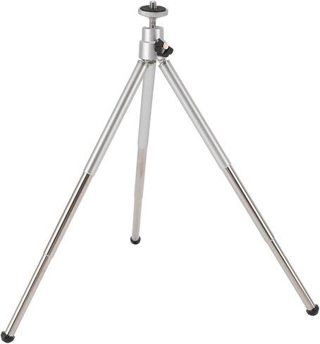 GLOGLOW Aluminum Fan Light Tripod, 15-30cm Adjustable Retractable Stand with 6mm Thread for Home Office Outdoor Use in Kuwait