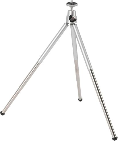 GLOGLOW Aluminum Fan Light Tripod, 15-30cm Adjustable Retractable Stand with 6mm Thread for Home Office Outdoor Use in Kuwait