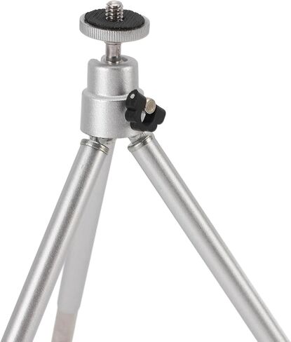 GLOGLOW Aluminum Fan Light Tripod, 15-30cm Adjustable Retractable Stand with 6mm Thread for Home Office Outdoor Use in Kuwait