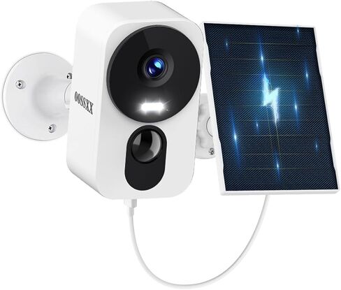 4MP Solar Powered Camera Wireless Outdoor Security 2pcs Battery Cameras | 2.5K Color Night Vision, 2-Way Audio,2.4/5GHz WiFi,Battery Powered,PIR Sensor+AI Motion Detection,Free App Remote Control in Kuwait