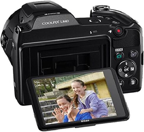 Nikon COOLPIX L840 Digital Camera with 38x Optical Zoom and Built-in Wi-Fi (Black) (Renewed) in Kuwait