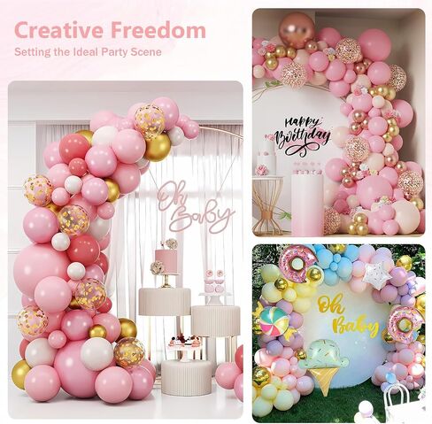 10 Pack Balloon Arch Clips, Clips for Balloon Arch, 3.5 Inch Clear Spring Clamps, Garland Hanging Clamps for Backdrop Stand, Party Wedding Birthday Decorations in Kuwait
