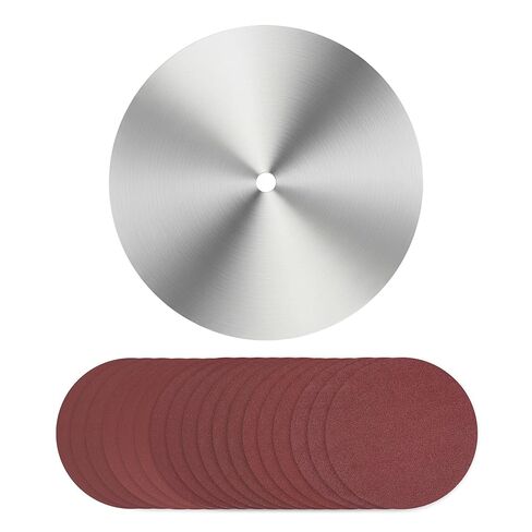High Precision 10" Table Saw Calibration Steel Plate - 5/8" Arbor Hole, 1/8" Thick #42 Alloy Steel Sanding Disk for Table Saw Calibration & Grinding (1PC) in Kuwait