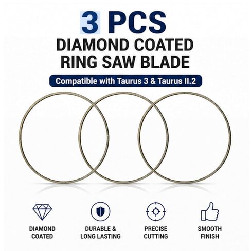 3pcs 5-3/4 Inch Taurus 3.0 and II.2 Ring Saw Replacement Diamond Coated Blade Grit 170 in Kuwait