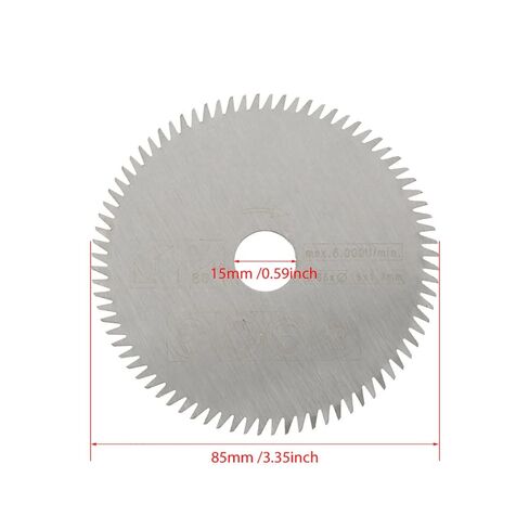 85mm Circular Saw Blades Set 15mm Arbor – 24T,36T, 80T HSS/Diamond Grinding Wheel Saw Blades for Wood Cutting,for Electric Hand Saws and Table Saws in Kuwait
