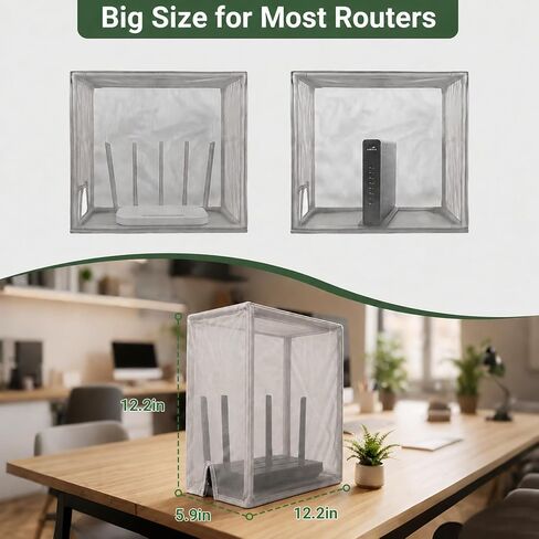 Large WiFi Router Cover, WiFi Router Guard for Shielding Emf, Faraday Cage Emf Protection in Kuwait
