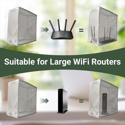Large WiFi Router Cover, WiFi Router Guard for Shielding Emf, Faraday Cage Emf Protection in Kuwait