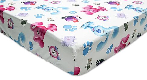 Blues Clues You Are Smart 4 Piece Toddler Bedding Set – Includes Comforter, Sheet Set – Fitted + Top Sheet + Reversible Pillowcase for Boys And Girls Beds, Blue in Kuwait