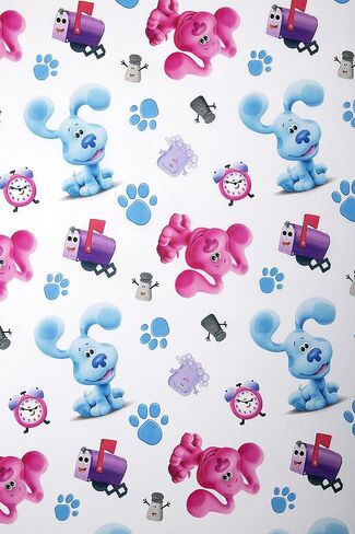 Blues Clues You Are Smart 4 Piece Toddler Bedding Set – Includes Comforter, Sheet Set – Fitted + Top Sheet + Reversible Pillowcase for Boys And Girls Beds, Blue in Kuwait