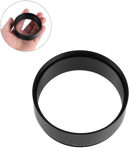 Ipetboom Telescope Photo Adapter M68x0.75 20mm Extension Tube Aluminum Lightweight Compact Coupling Ring for Astronomy Cameras Sky Exploration and Outdoor Astronomy in Kuwait