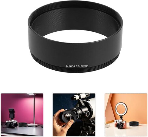 Toddmomy Telescope Extension Tube 20mm M68x0.75 Adapter for Astronomy Camera with Robust Aluminum Construction and Anti-Vibration Design for Astronomical Observations in Kuwait
