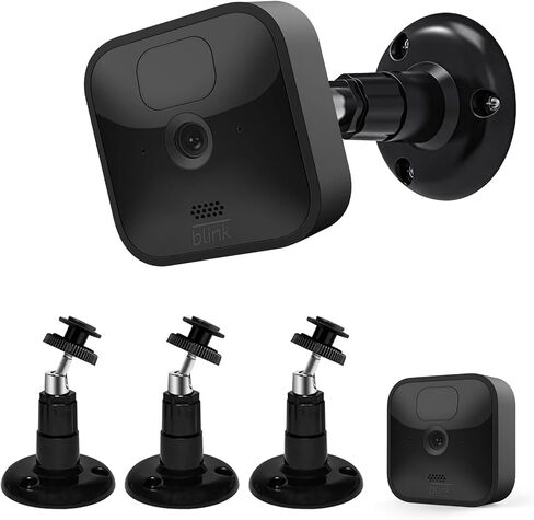 Blink Outdoor Camera Mount, 360 Degree Adjustable Indoor/Outdoor Wall Mount Bracket for Blink Home Security System Black 3 Pack | 360 Degree Adjustable Indoor/Outdoor Wall Mount Bracket in Kuwait
