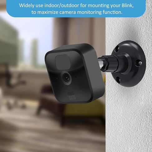 Blink Outdoor Camera Mount, 360 Degree Adjustable Indoor/Outdoor Wall Mount Bracket for Blink Home Security System Black 3 Pack | 360 Degree Adjustable Indoor/Outdoor Wall Mount Bracket in Kuwait