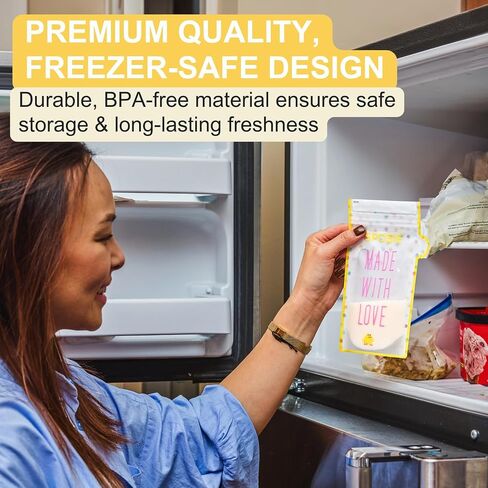 SPOSIE SimpleFeed Breast Milk Storage Bags, Feeding Made Easier, 100 Ct | Temperature Sensor, 8oz Bags, BPA-Free, Freezer Safe, Leak-Proof, Easy-Pour Design in Kuwait
