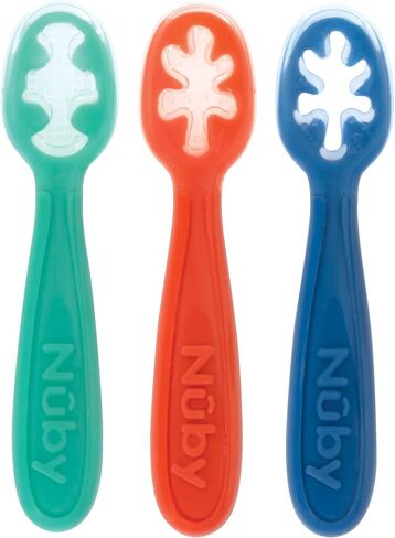Nuby Baby's First Spoons - 3 Pack | Multicolor in Saudi Arabia