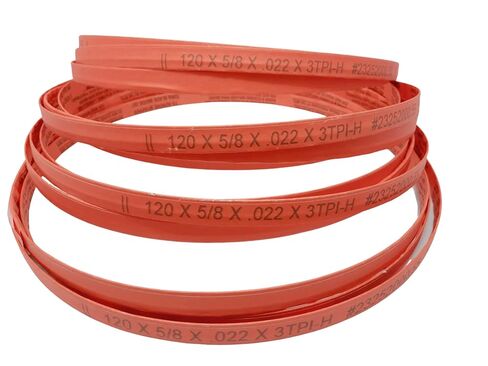 120 x 5/8 x 3TPI - 2 Pack or 4 Pack - Bone in Meat Cutting Bandsaw Blades Cozzini Cutlery Imports - Fits Do-All MS15 (4 Pack) in Saudi Arabia