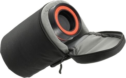Navitech Black Water Resistant Camera Lens Protective Case Pouch - Compatible with Nikon Nikkor Z 14-30mm f/4 S Lens in Kuwait