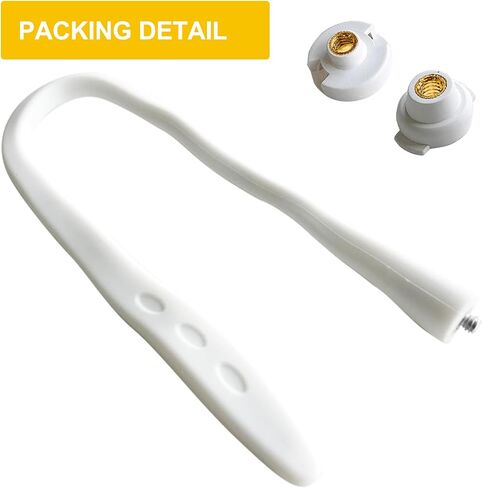 iTODOS Baby Monitor Mount Compatible with HelloBaby HB65/HB66/HB248,ANMEATE SM935E Baby Monitor Camera, Versatile Twist Mount Without Tools or Wall Damage -White in Kuwait