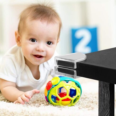 Tomorotec 36 Pack Clear Corner Protectors Baby Safety Edge Bumpers Guards | Slim Clear Edge Bumpers Cushions, Corner Protectors Edge Guards for Sharp Corners, Furniture, Slim Table, Windows, Mirrors in Kuwait