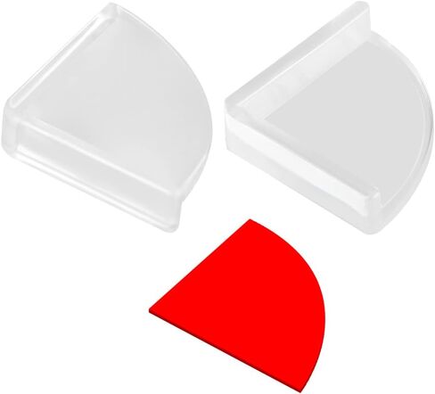 Tomorotec 36 Pack Clear Corner Protectors Baby Safety Edge Bumpers Guards | Slim Clear Edge Bumpers Cushions, Corner Protectors Edge Guards for Sharp Corners, Furniture, Slim Table, Windows, Mirrors in Kuwait
