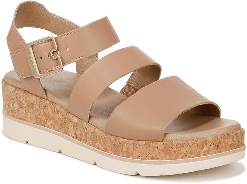 Dr. Scholl's Once Twice Espadrille Platform Wedge Sandal in Kuwait
