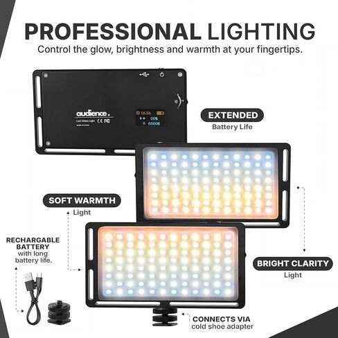 Audience Professional LED Studio Light for Photo and Video Content Creators in Kuwait