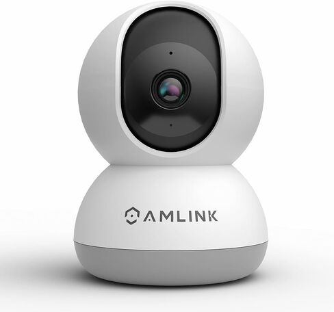 AMLINK 4MP WiFi Camera Indoor, Human Detection, Motion-Tracking, w/ 2-Way Audio, Pan/Tilt Wireless IP Camera (Wired Power), NDAA Compliant, 30ft Night Vision, Built in Siren, AL4M-P401W in Kuwait