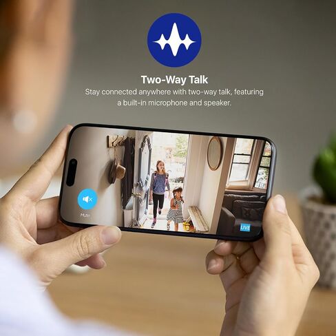 AMLINK 4MP WiFi Camera Indoor, Human Detection, Motion-Tracking, w/ 2-Way Audio, Pan/Tilt Wireless IP Camera (Wired Power), NDAA Compliant, 30ft Night Vision, Built in Siren, AL4M-P401W in Kuwait