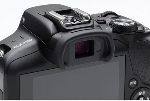 Canon EOS R100 RF-S18-45mm F4.5-6.3 is STM & RF-S55-210mm F5-7.1 is STM Lens Kit, (Renewed) Black in Kuwait