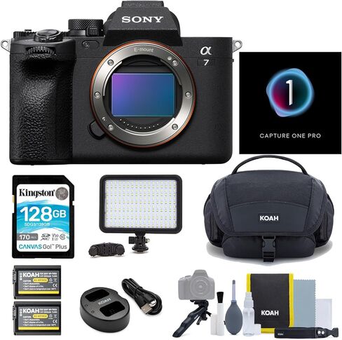 Sony Alpha 7 IV Full-Frame Mirrorless Lens Camera (Body Only) Bundle | 920 Molded Interior Hard Case with Foam Insert, Lid Organizer for A7R, (2 items) in Kuwait