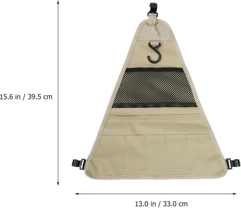 SHERCHPRY Versatile Folding Tripod Storage Pouch with Bracket and Hooks, Aluminum Alloy Camping Holder for Outdoor Activities, Drop-Proof and Foldable Design for Easy Carrying in Kuwait