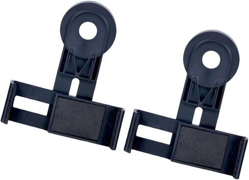 2pcs Phone Telescope Holders Clip, Portable Plastic Monocular Telescope Phone Bracket Wide Clamp for Camping and Sporting Events, Compatible Most Smartphones in Kuwait