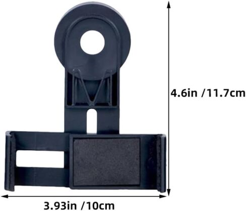 2pcs Phone Telescope Holders Clip, Portable Plastic Monocular Telescope Phone Bracket Wide Clamp for Camping and Sporting Events, Compatible Most Smartphones in Kuwait