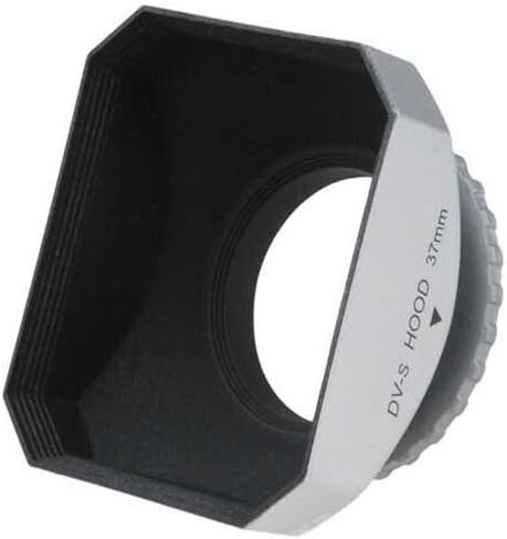Fotodiox Silver 37mm Square Lens Hood for Video Cameras in Kuwait