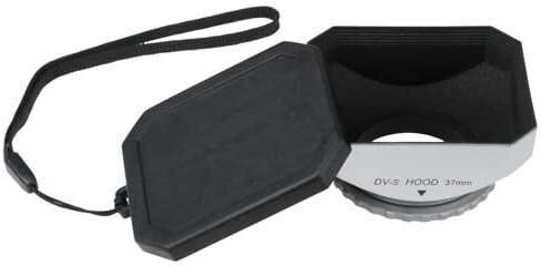 Fotodiox Silver 37mm Square Lens Hood for Video Cameras in Kuwait