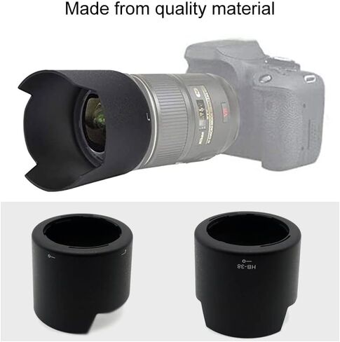 HB-38 Lens Hood for Nikon AF-S Micro 105mm f/ 2.8G IF-ED VR Lens hb-38 Bayonet Mount Lens Shade in Kuwait