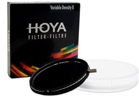 Hoya 72mm Variable ND Filter II – 1.5 to 9 Stops (ND3-400) Density Camera Lens Filter – Multi-Coated Optical Glass & Thin Frame Minimizes Vignetting with Knob for Smooth Rotation (Accepts 77mm Cap) in Saudi Arabia