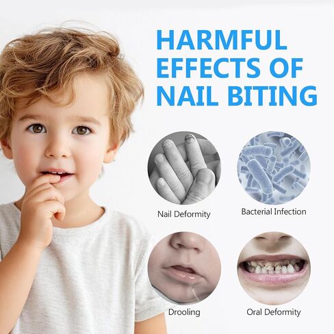 Nail Biting Treatment for Kids, Natural Bitter Nail Polish for Kids, 10ml | Natural Bitter Formula, Long-Lasting Habit Correction, Nourishing Oil For Nail Repair, Safe for Toddlers & Adults in Kuwait