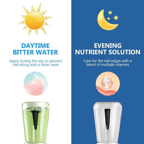 Nail Biting Treatment for Kids, Natural Bitter Nail Polish for Kids, 10ml | Natural Bitter Formula, Long-Lasting Habit Correction, Nourishing Oil For Nail Repair, Safe for Toddlers & Adults in Kuwait