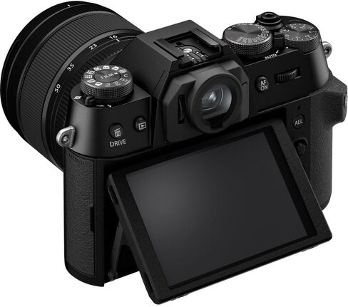 FUJIFILM X-T50 Camera with 16-50mm f/2.8-4.8 Lens (Black) & Bag Bundle | For Photography, Video & Content Creation | Includes 64GB Memory Card, Cleaning Kit in Kuwait
