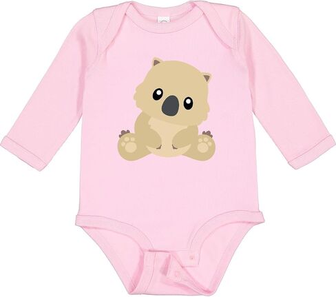inktastic Cute Wombat, Little, Baby Wombat, Cute Animals Long Sleeve Creeper in Kuwait