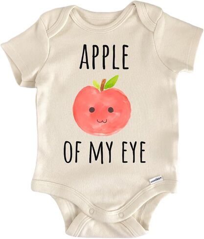Apple Of My Eye Fruit Newborn Gift Baby Bodysuit in Kuwait
