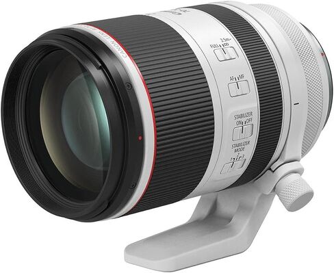 Canon RF 70-200mm f/2.8L is USM Lens, Mirrorless Telephoto Zoom, for EOS R Series Full-Frame & APS-C Cameras, Image Stabilization, White, + Hoya CPL + UV Filters, Cleaning Kit, Cloth, 1 Year Warranty in Kuwait